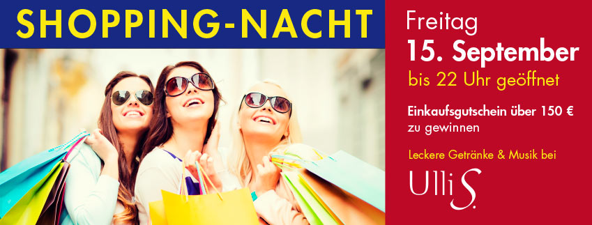 Shopping Nacht Bad Säckingen | 15. September 2017 | bis 22 Uhr geäffnet